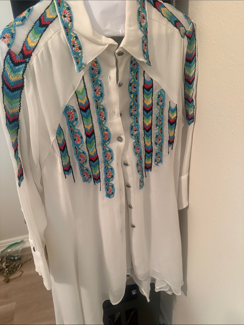 Vintage Collection worn once Button-Front Blouse